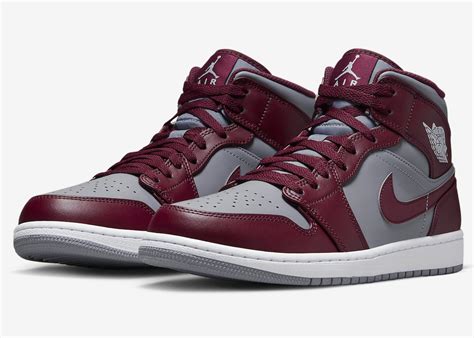 nike air jordan 1 mid cherrywood red|jordan 1 cherry red shoes.